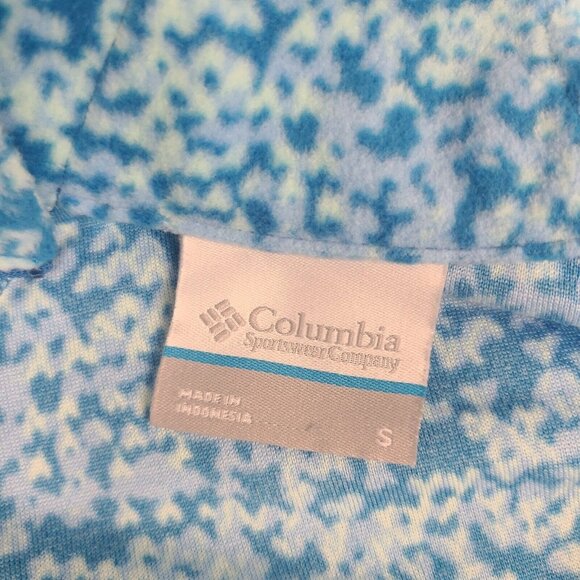 Columbia Sportswear Blue 1/4 Zip Fleece Artic Air Jacket Sweater Womens Size S - Picture 8 of 10